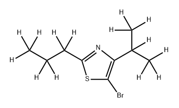 5-Bromo-[4-(iso-propyl)-2-(n-propyl)-d14]-thiazole Structure