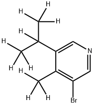 3-Bromo-[4-methyl-5-(iso-propyl)-d10]-pyridine Structure