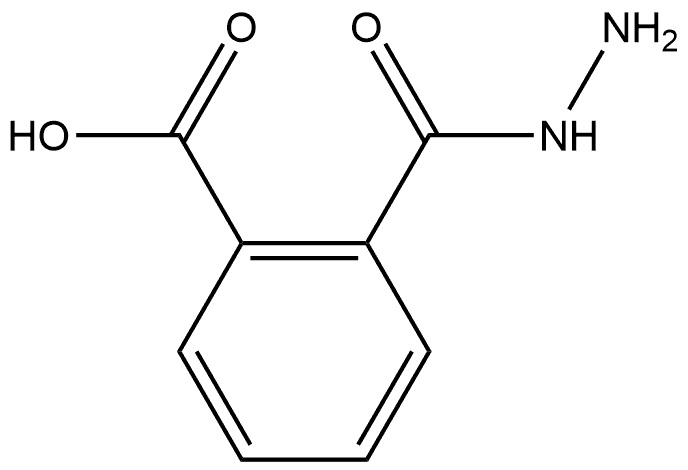 1,2-Benzenedicarboxylic acid, 1-hydrazide 구조식 이미지