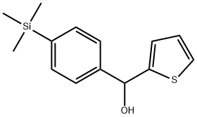 thiophen-2-yl(4-(trimethylsilyl)phenyl)methanol Structure