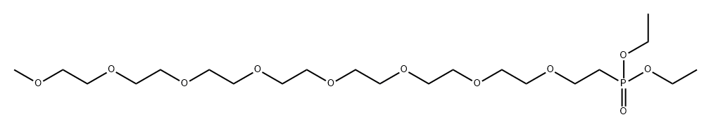 m-PEG8-phosphonic acid ethyl ester Structure
