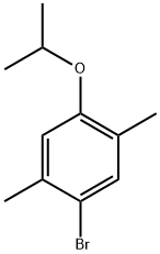 1-Bromo-4-isopropoxy-2,5-dimethylbenzene Structure