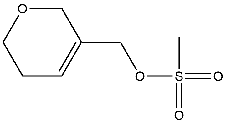 5,6-Dihydro-2H-pyran-3-ylmethyl methanesulfonate Structure