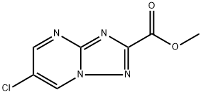 methyl 6-chloro-[1,2,4]triazolo[1,5-a]pyrimidine-2-carboxylate 구조식 이미지