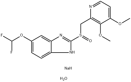 PantoprazoleSodiumSesquihydrate Structure