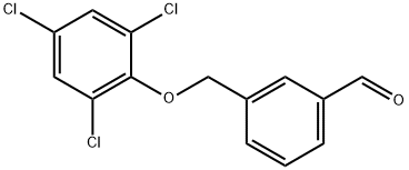 3-[(2,4,6-Trichlorophenoxy)methyl]benzaldehyde Structure