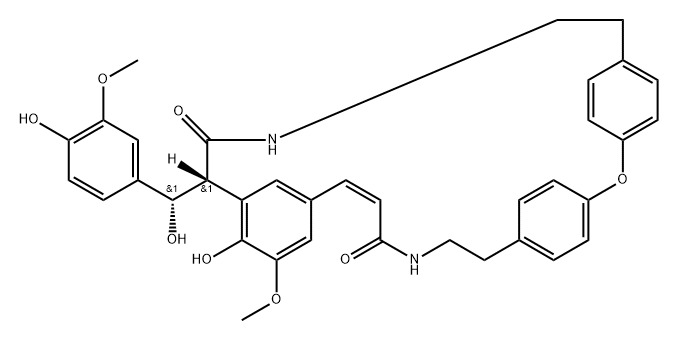 Lyciumamide B Structure