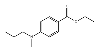 4-(Methyl-propyl-amino)-benzoic acid ethyl ester Structure