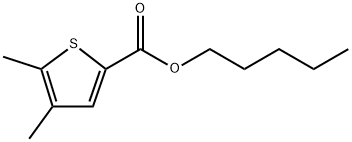 Pentyl 4,5-dimethyl-2-thiophenecarboxylate Structure