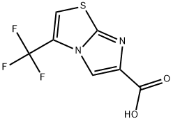 3-(trifluoromethyl)imidazo[2,1-b]thiazole-6-carboxylic acid Structure