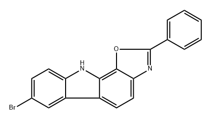 7-Bromo-2-phenyl-10H-oxazolo[5,4-a]carbazole Structure