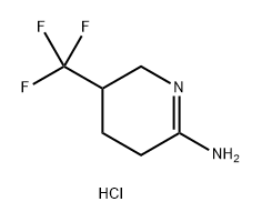 5-(trifluoromethyl)piperidin-2-imine hydrochloride Structure