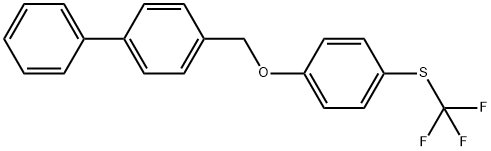 4-[[4-[(Trifluoromethyl)thio]phenoxy]methyl]-1,1'-biphenyl Structure