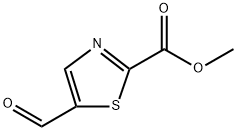 methyl 5-formyl-1,3-thiazole-2-carboxylate 구조식 이미지