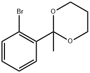 2-(2-Bromophenyl)-2-methyl-1,3-dioxane Structure