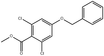 Methyl 4-(benzyloxy)-2,6-dichlorobenzoate 구조식 이미지
