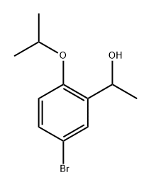 1-(5-Bromo-2-isopropoxyphenyl)ethanol Structure