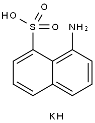 1-Naphthalenesulfonic acid, 8-amino-, potassium salt (1:1) Structure