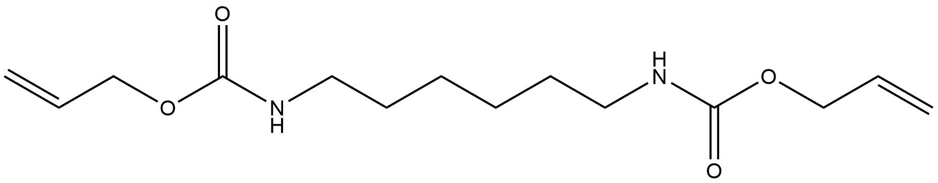 Diallyl hexane-1,6-diyldicarbamate 구조식 이미지