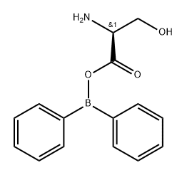 Diphenylboranyl (2S)-2-amino-3-hydroxypropanoate Structure
