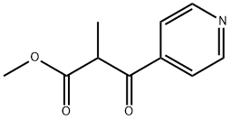 Methyl 2-methyl-3-oxo-3-(pyridin-4-yl)propanoate Structure