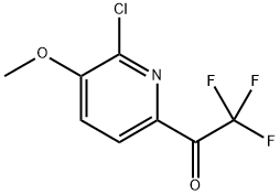 1-(6-Chloro-5-methoxypyridin-2-yl)-2,2,2-trifluoroethanone Structure