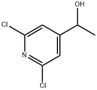 4-Pyridinemethanol, 2,6-dichloro-α-methyl- 구조식 이미지