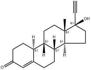 19-Norpregn-4-en-20-yn-3-one, 17-hydroxy-, (9β,10α,17α)- (9CI) Structure