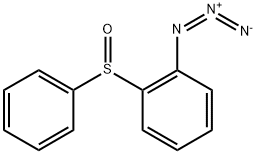 Benzene, 1-azido-2-(phenylsulfinyl)- Structure