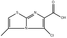 5-chloro-3-methylimidazo[2,1-b][1,3]thiazole-6-carboxylic acid Structure