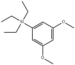 1,3-Dimethoxy-5-(triethylsilyl)benzene Structure