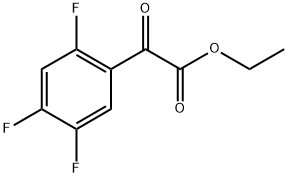 Ethyl 2-oxo-2-(2,4,5-trifluorophenyl)acetate Structure