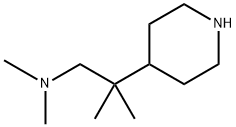 4-Piperidineethanamine, N,N,β,β-tetramethyl- Structure