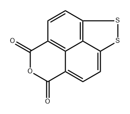 1,8-naphthalic anhydride-4,5-disulfide Structure