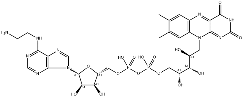 N(6)-(2-aminoethyl)FAD Structure