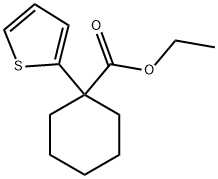 ethyl1-(thiophen-2-yl)cyclohexane-1-carboxylate Structure