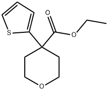 ethyl4-(thiophen-2-yl)tetrahydro-2H-pyran-4-carboxylate Structure