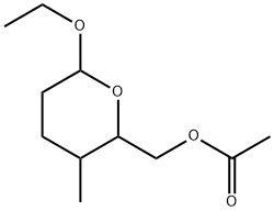 2H-Pyran-2-methanol,6-ethoxytetrahydro-3-methyl-,acetate,[2S-(2alpha,3bta,6alpha)]-(9CI) Structure