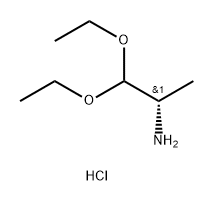 2-Propanamine, 1,1-diethoxy-, hydrochloride, (S)- (9CI) 구조식 이미지