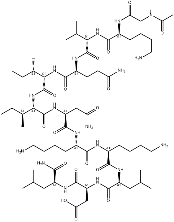 Acetyl-Tau Peptide (273-284) amide Structure