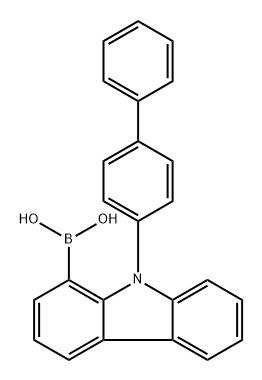 B-(9-[1,1′-Biphenyl]-4-yl-9H-carbazol-1-yl)boronic acid Structure