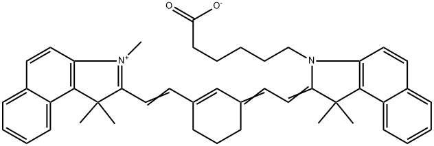Cyanine7.5 carboxylic acid 구조식 이미지
