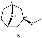 (3-exo)-3-methoxy-8-azabicyclo[3.2.1]octane hydrochloride 구조식 이미지