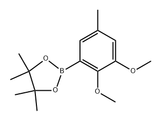 2-(2,3-dimethoxy-5-methylphenyl)-4,4,5,5-tetramethyl-1,3,2-dioxaborolane Structure