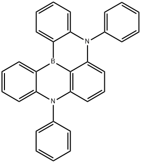 5H,9H-[1,4]Benzazaborino[2,3,4-kl]phenazaborine, 5,9-diphenyl- Structure