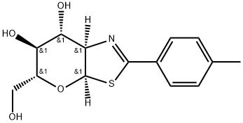 1,2-dideoxy-2'-(4-methyl)phenyl-α-D-glucopyrano-[2,1-d]-Δ2'-thiazoline Structure