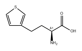 3-Thiophenebutanoic acid, α-amino-, (αS)- Structure