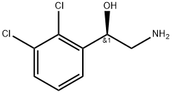 Benzenemethanol, α-(aminomethyl)-2,3-dichloro-, (αR)- Structure