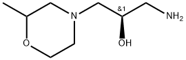 4-Morpholineethanol, α-(aminomethyl)-2-methyl-, (αR)- 구조식 이미지