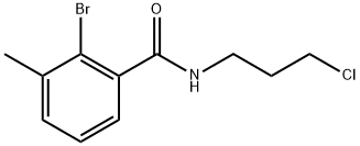 2-Bromo-N-(3-chloropropyl)-3-methylbenzamide Structure